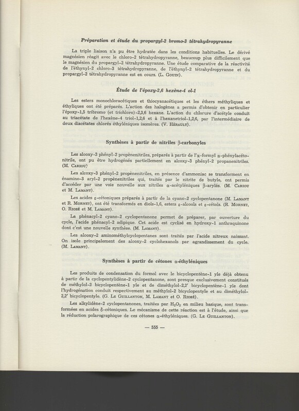 Rapport CNRS 1964-1965 Rapport CNRS 1964-1965