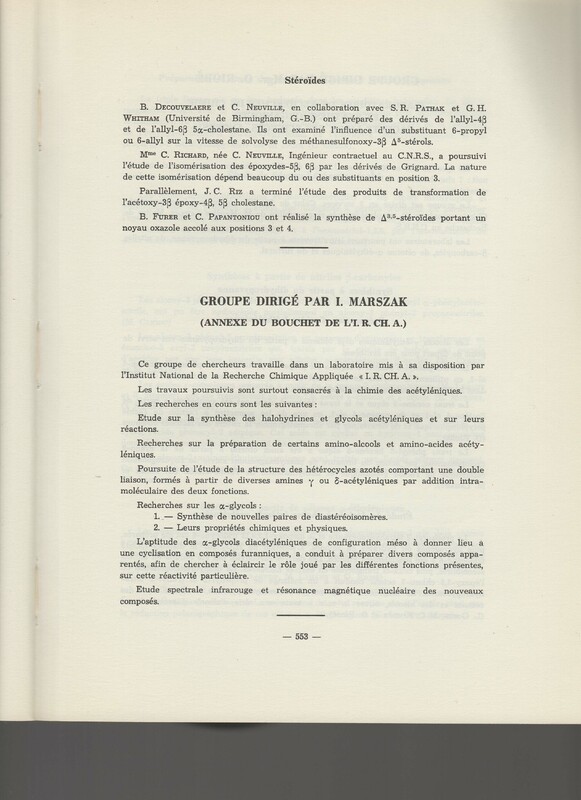 Rapport CNRS 1964-1965 Rapport CNRS 1964-1965