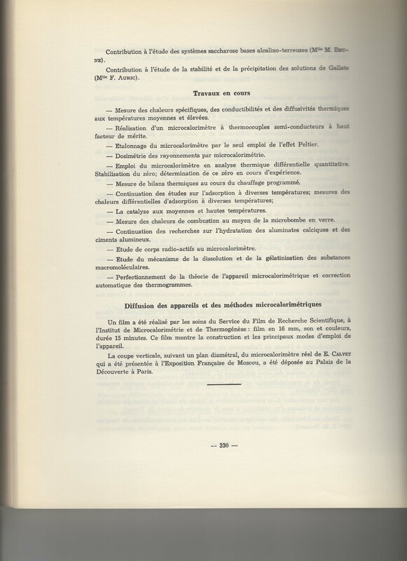 Rapport CNRS 1961-1962