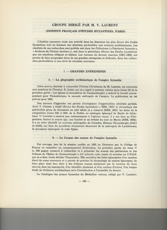 Rapport CNRS 1961-1962