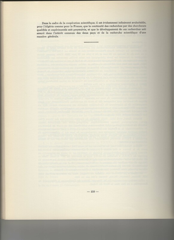 Rapport CNRS 1961-1962