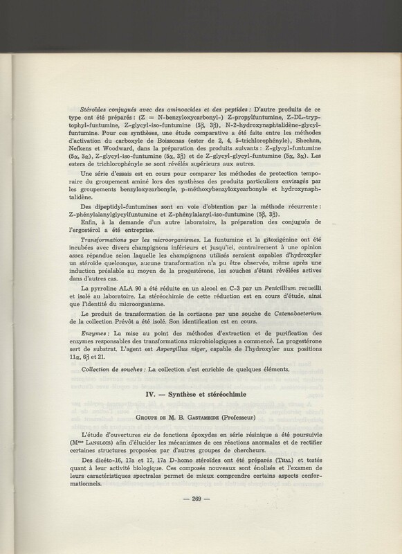 Rapport CNRS 1964-1965 Rapport CNRS 1964-1965