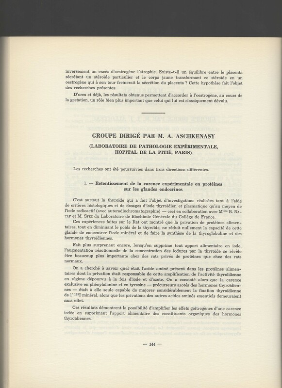 Rapport CNRS 1961-1962