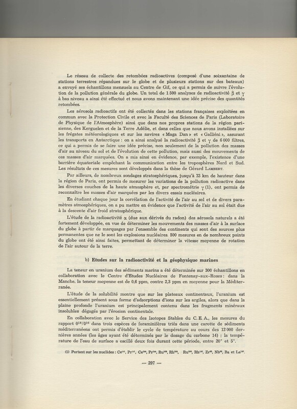 Rapport CNRS 1962-1963 Rapport CNRS 1962-1963