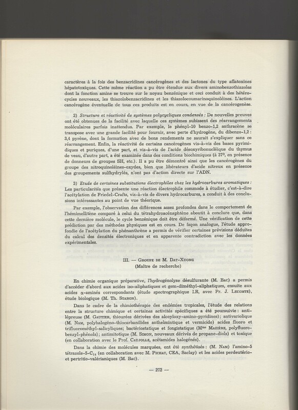 Rapport CNRS 1964-1965 Rapport CNRS 1964-1965