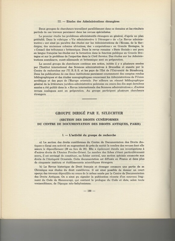 Rapport CNRS 1962-1963 Rapport CNRS 1962-1963