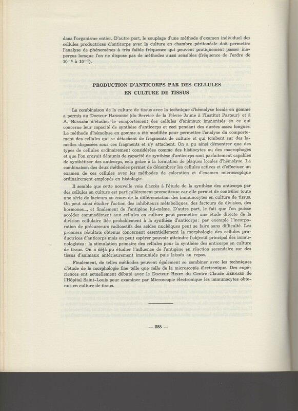 Rapport CNRS 1964-1965 Rapport CNRS 1964-1965