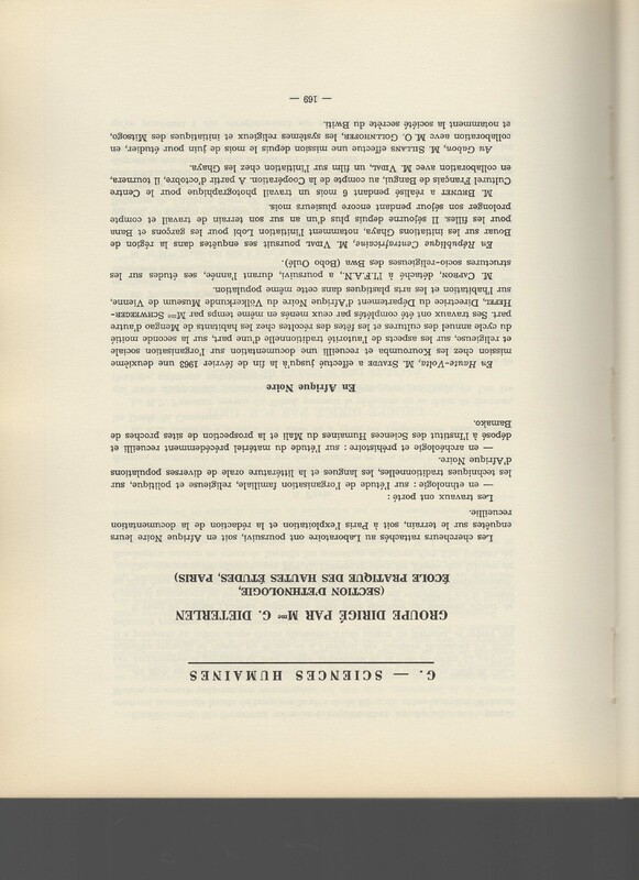 Rapport CNRS 1962-1963