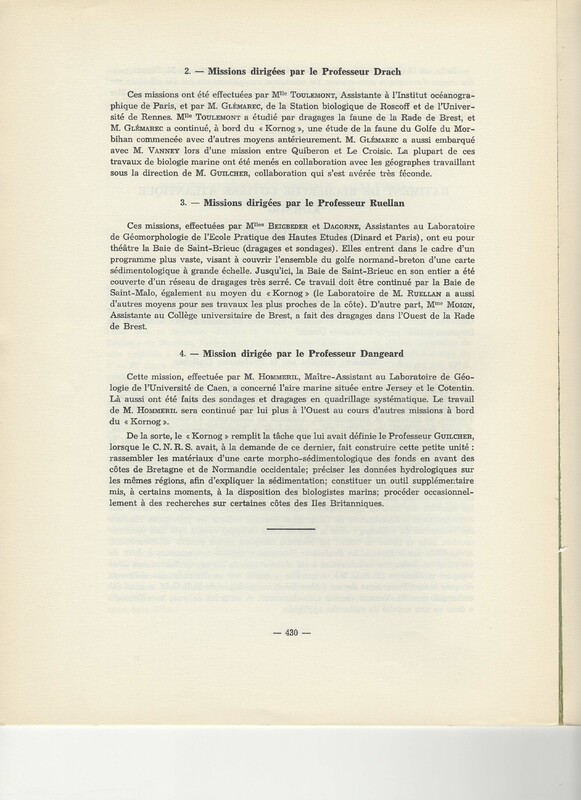 Rapport CNRS 1961-1962