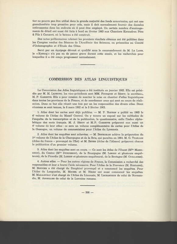 Rapport CNRS 1962-1963 Rapport CNRS 1962-1963