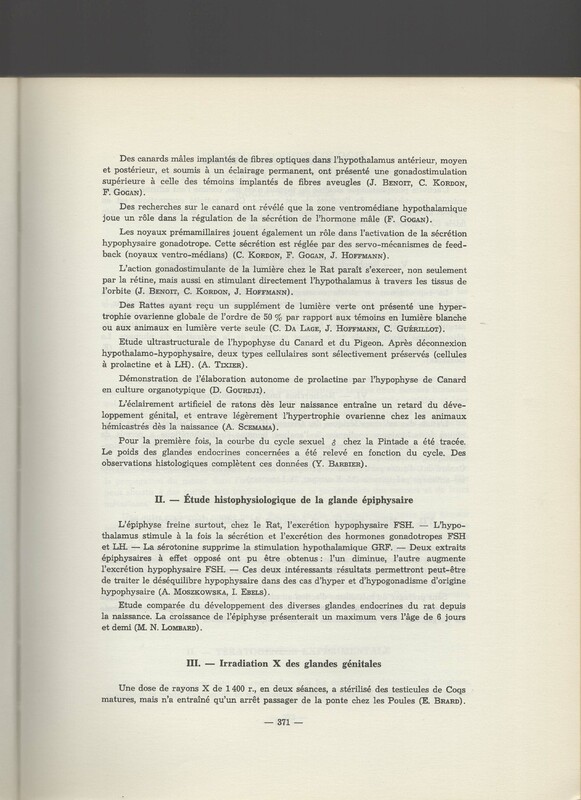 Rapport CNRS 1964-1965 Rapport CNRS 1964-1965