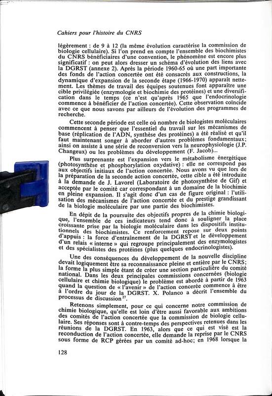 Cahiers pour l'histoire du CNRS 7 Cahiers pour l'histoire du CNRS 7