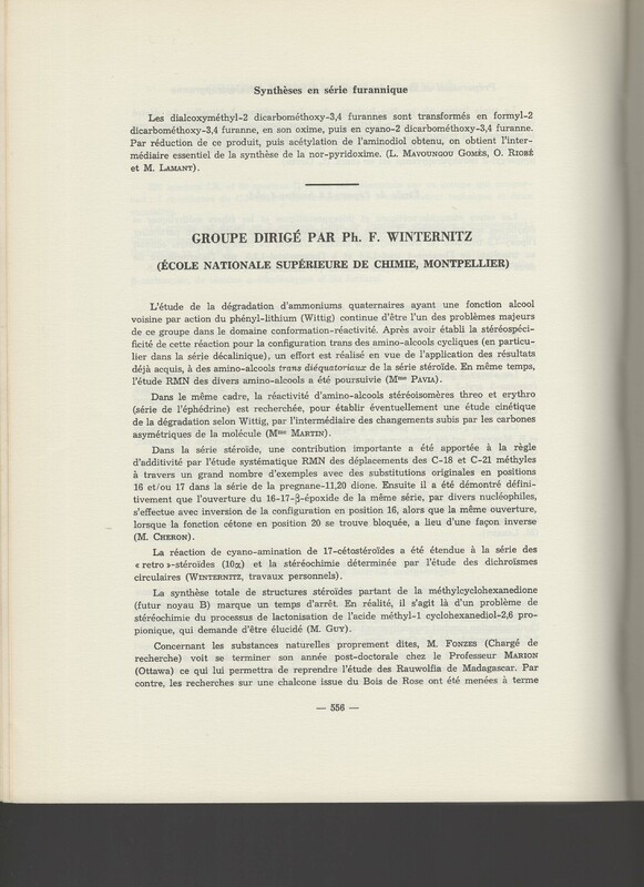Rapport CNRS 1964-1965 Rapport CNRS 1964-1965