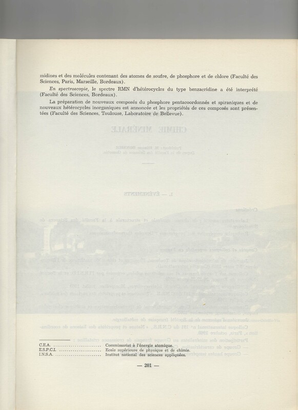Rapport CNRS 1969 Rapport CNRS 1969