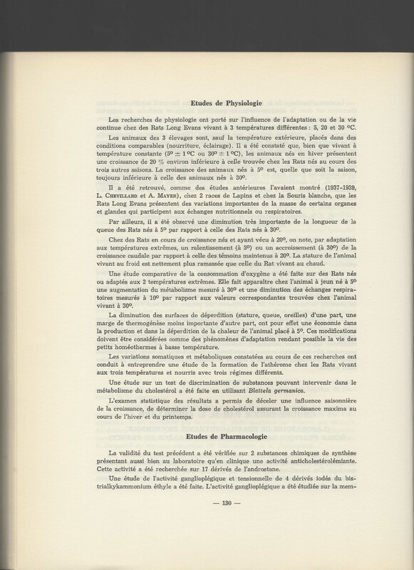 Rapport CNRS 1961-1962