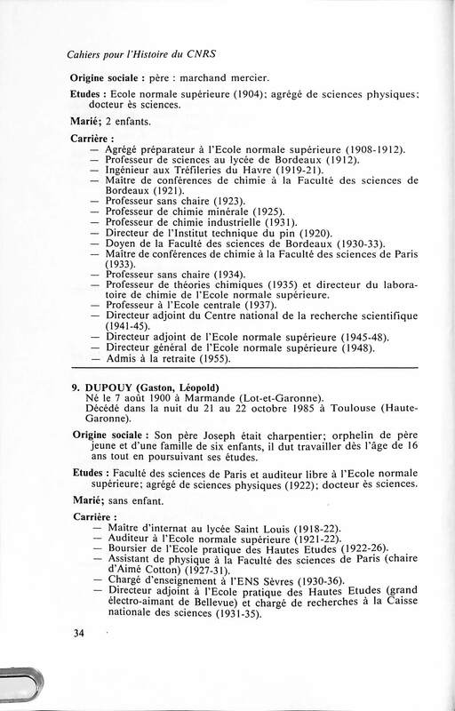 Cahiers pour l'histoire du CNRS 4 Cahiers pour l'histoire du CNRS 4