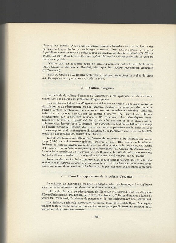 Rapport CNRS 1961-1962