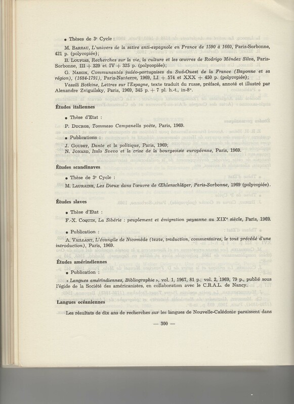 Rapport CNRS 1969 Rapport CNRS 1969