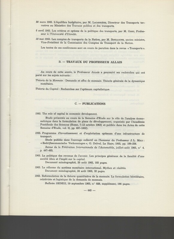 Rapport CNRS 1964-1965 Rapport CNRS 1964-1965