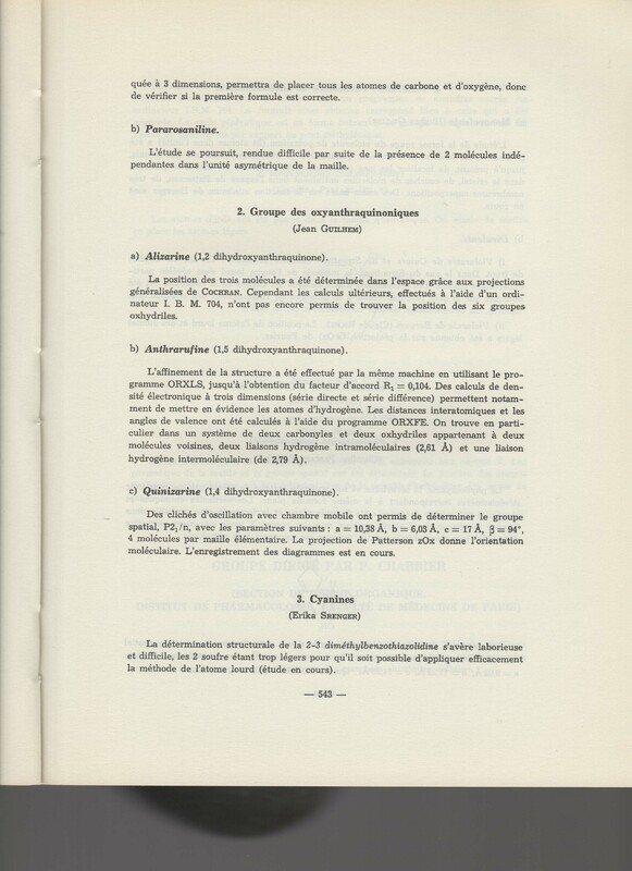 Rapport CNRS 1964-1965 Rapport CNRS 1964-1965