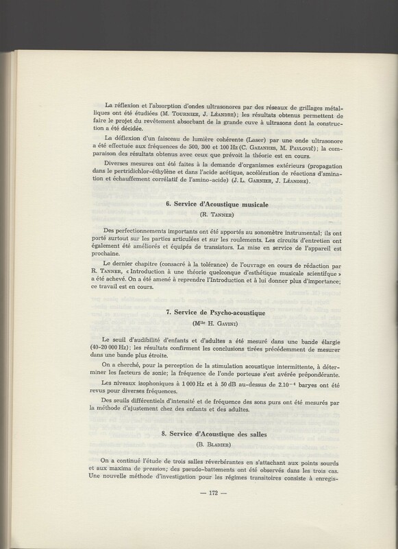 Rapport CNRS 1964-1965 Rapport CNRS 1964-1965