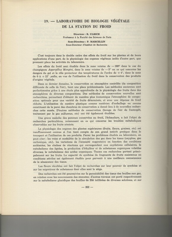 Rapport CNRS 1962-1963 Rapport CNRS 1962-1963