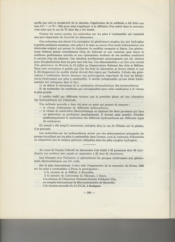 Rapport CNRS 1964-1965 Rapport CNRS 1964-1965