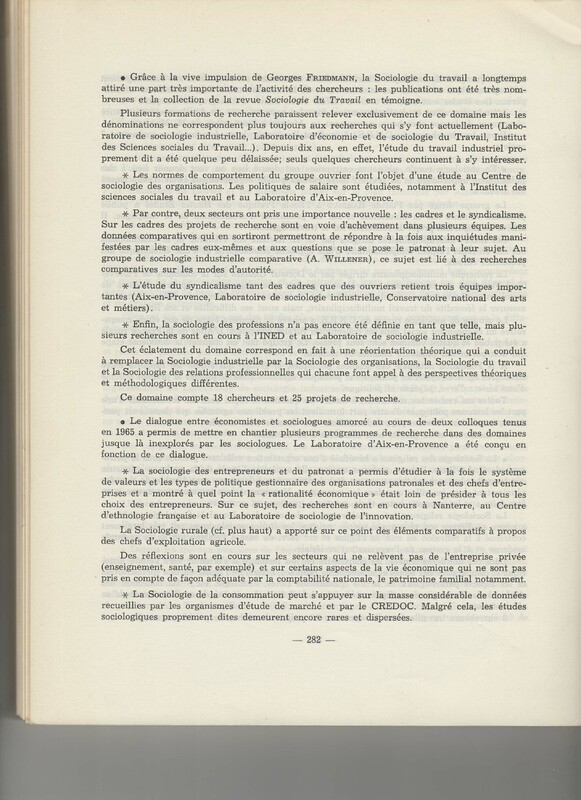 Rapport CNRS 1969 Rapport CNRS 1969