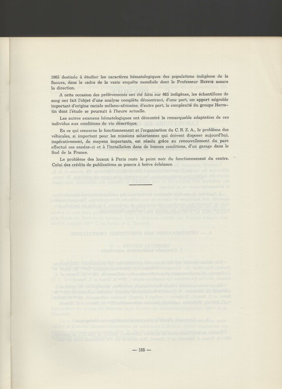 Rapport CNRS 1964-1965 Rapport CNRS 1964-1965