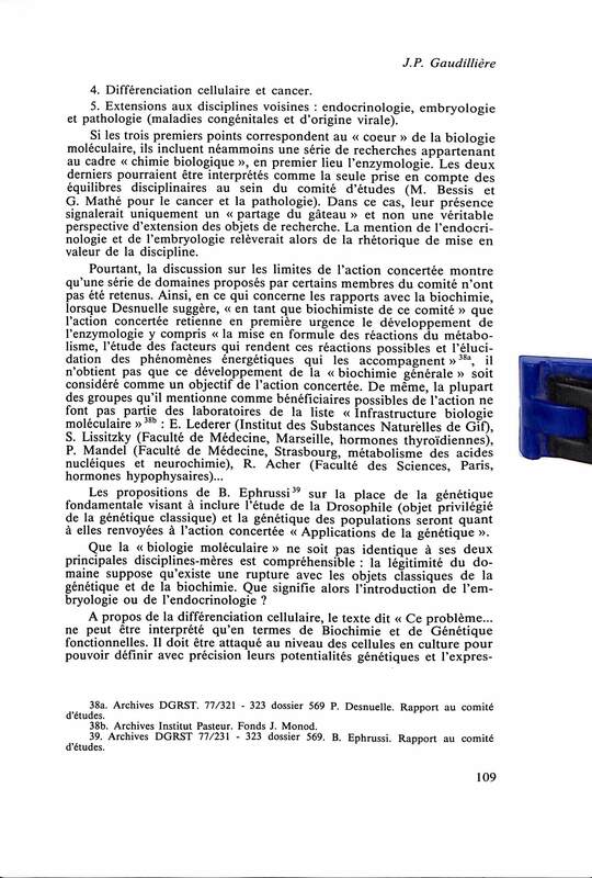 Cahiers pour l'histoire du CNRS 7 Cahiers pour l'histoire du CNRS 7