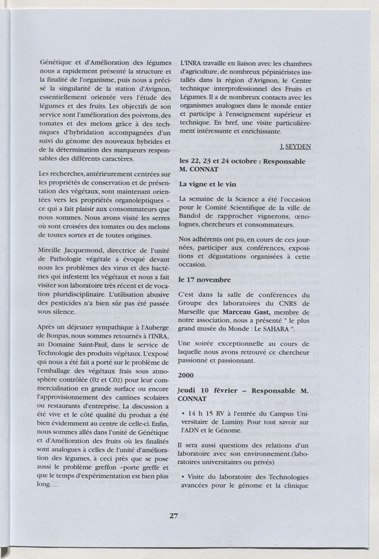 Bulletin de l'Association des anciens et des amis du CNRS n°22 Bulletin de l'Association des anciens et des amis du CNRS n°22