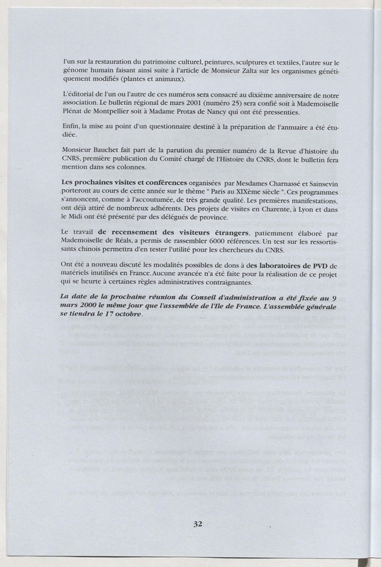 Bulletin de l'Association des anciens et des amis du CNRS n°22 Bulletin de l'Association des anciens et des amis du CNRS n°22