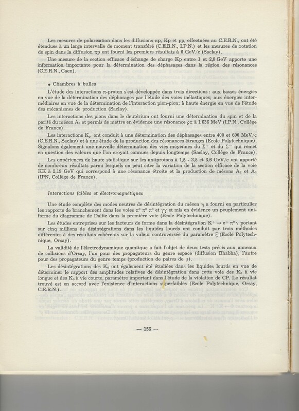 Rapport CNRS 1969 Rapport CNRS 1969