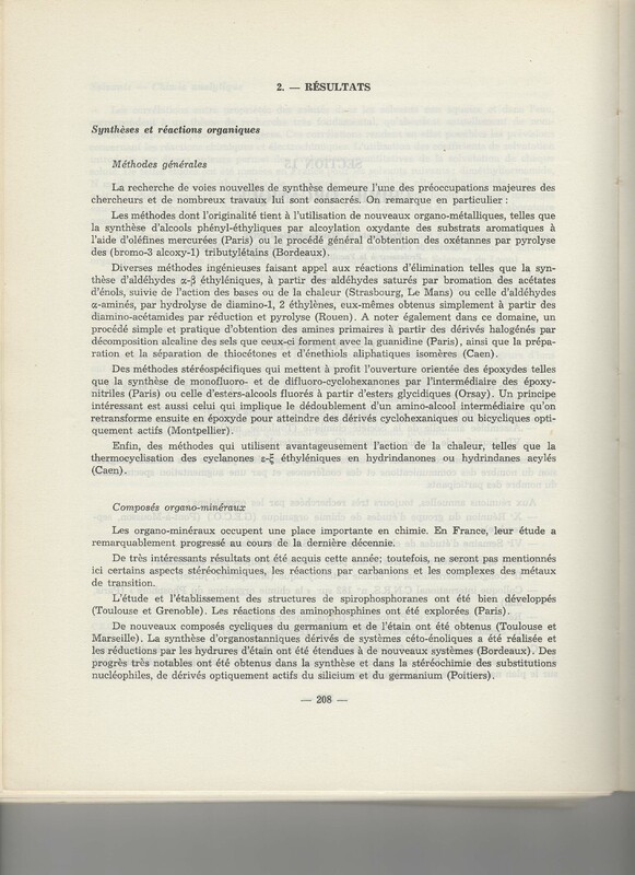 Rapport CNRS 1969 Rapport CNRS 1969