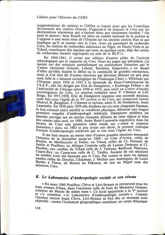 Cahiers pour l'histoire du CNRS 3