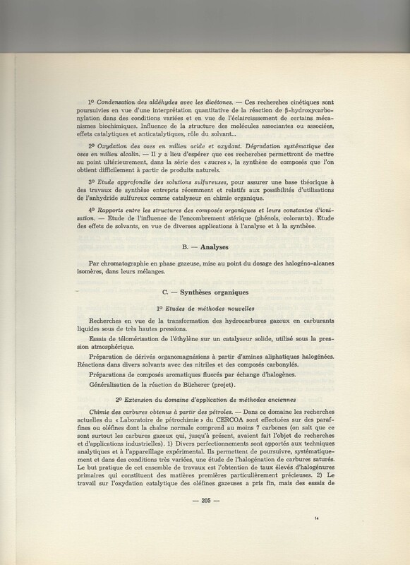 Rapport CNRS 1961-1962