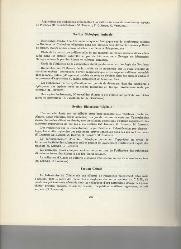 Rapport CNRS 1961-1962