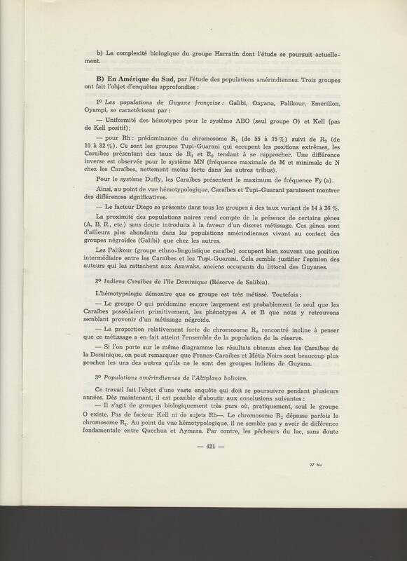 Rapport CNRS 1964-1965 Rapport CNRS 1964-1965
