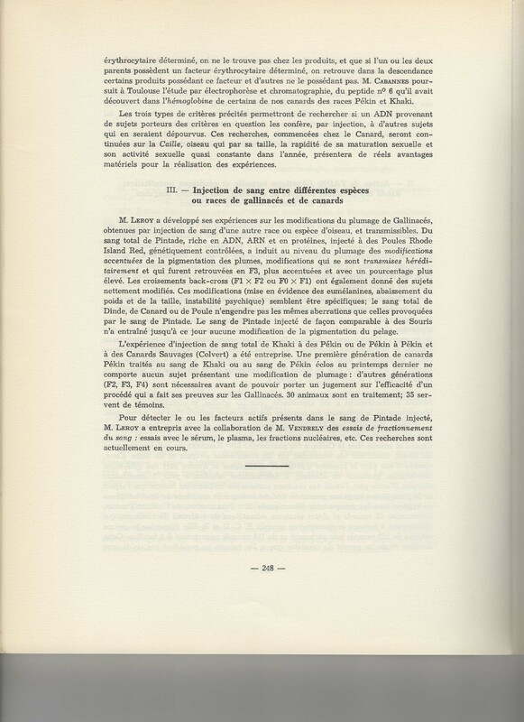 Rapport CNRS 1961-1962