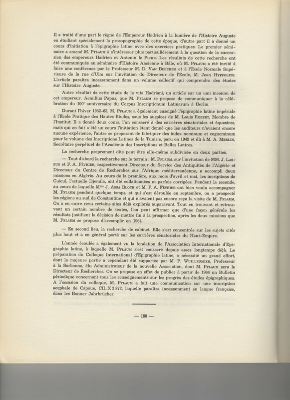 Rapport CNRS 1962-1963