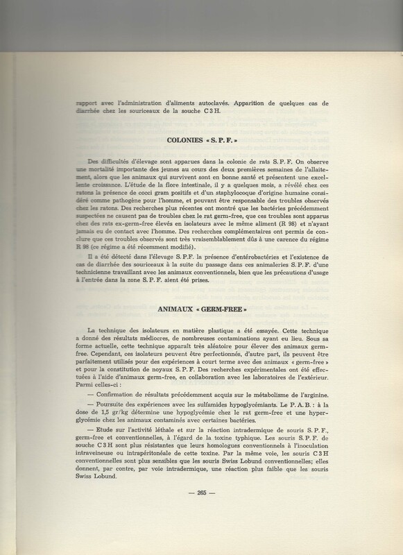 Rapport CNRS 1961-1962