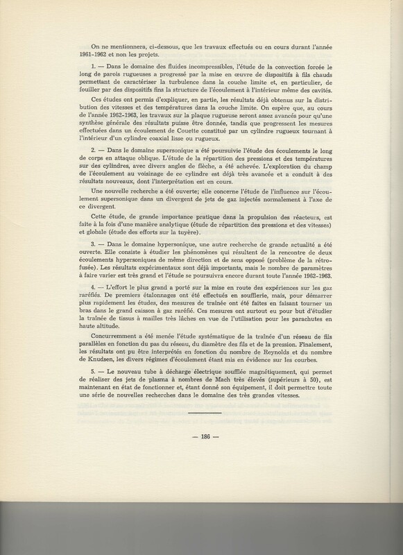 Rapport CNRS 1961-1962