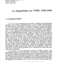 Cahiers pour l'histoire du CNRS 9