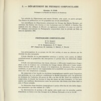 Rapport CNRS 1960-1961
