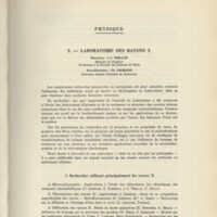 Rapport CNRS 1963-1964