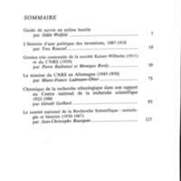 Cahiers pour l'histoire du CNRS 3