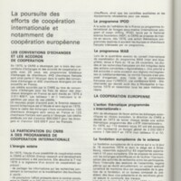 Rapport CNRS 1975