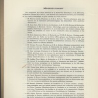 Rapport CNRS 1967