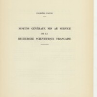 Rapport CNRS 1960-1961