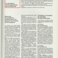Rapport CNRS 1981-1982